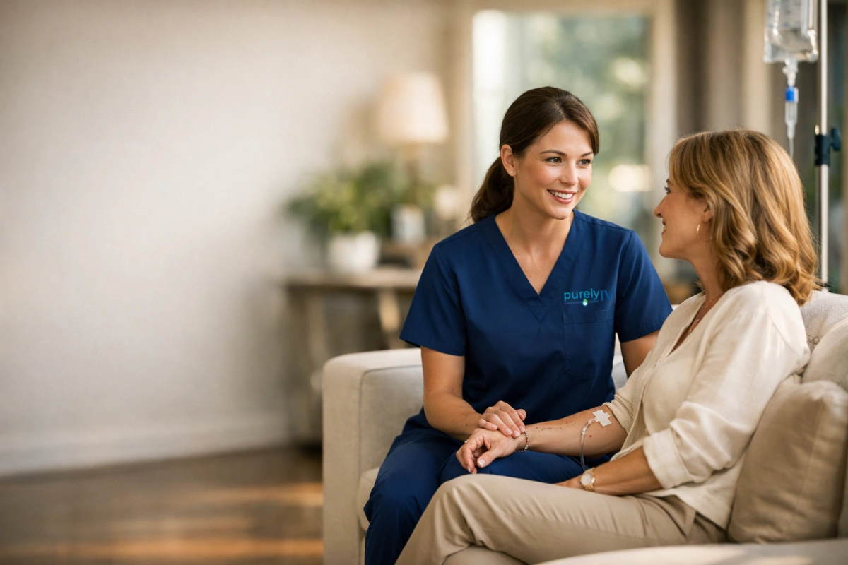 Concierge nurse providing at-home care in Birmingham, MI