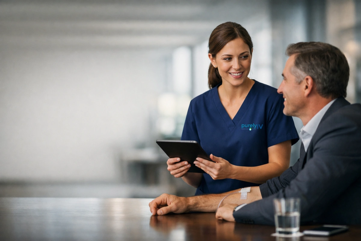Concierge nurse providing at-home care in Macomb Township, MI